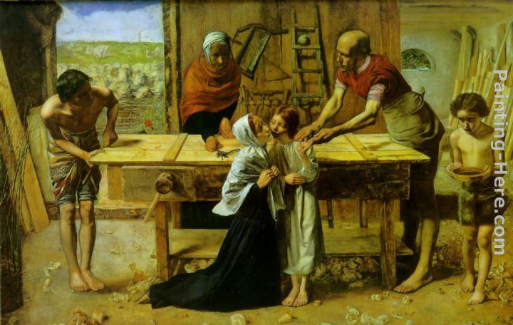 Christ in the House of His Parents painting - John Everett Millais Christ in the House of His Parents art painting